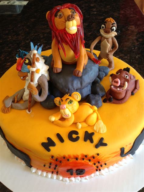 Lion King Cake Decorations Lion Cake King Cakes Special Simba Zazu