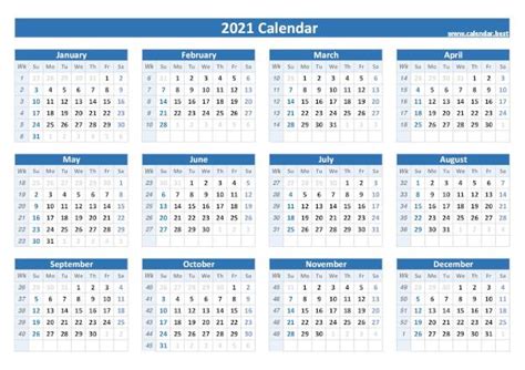 The weeks of the year in a gregorian calendar are numbered from week 1 to week 52 or 53, depending on several varying factors. 2021 calendar with week numbers -Calendar.best