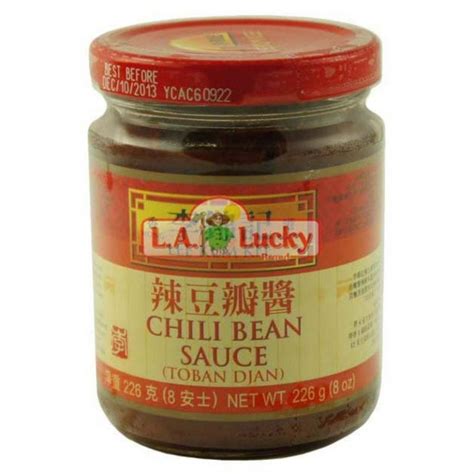 Lkk Chili Bean Sauce 8oz La Lucky Import Exports
