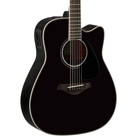 Yamaha Fgx830c Acoustic Electric Guitar Black