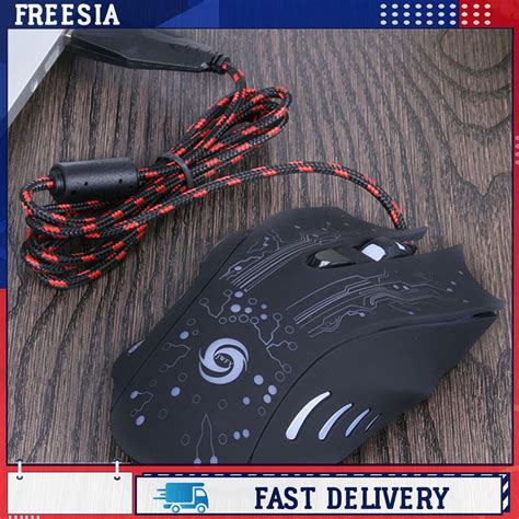 Professional 3200dpi Led Optical 6d Usb Wired Gaming Game Mouse Pro