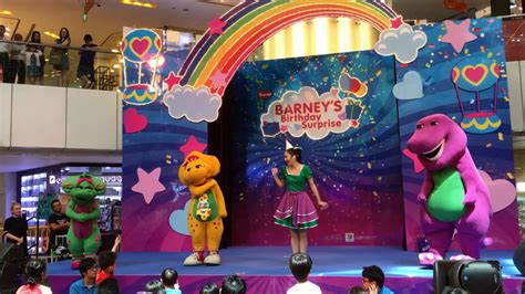 Barneys Birthday Surprise Live Show At United Square Singapore Part