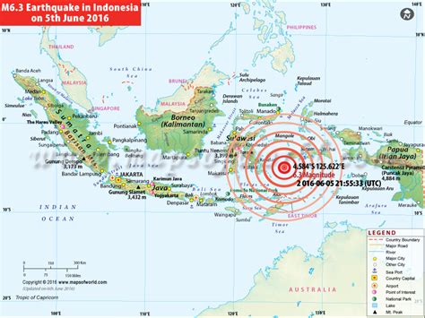 Indonesia Earthquake Map Indonesia Earthquake Maps Devon Geography