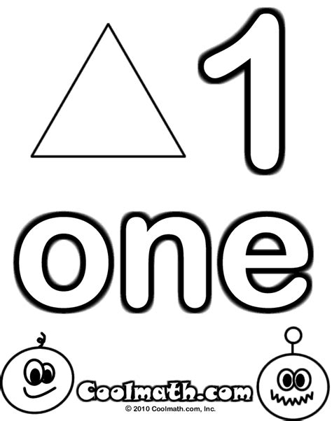 Number One Coloring Page Free Printable Printable Templates