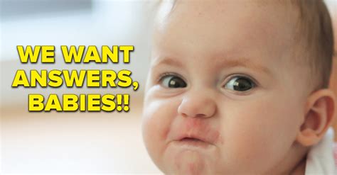 Funny Questions For Babies That People Want Answered