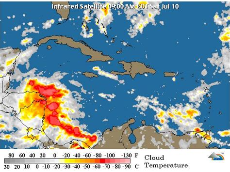 meteorologÍa informa que el calor continuarÁ y pronostica lluvias causadas por onda tropical