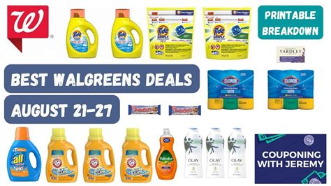 Best Walgreens Deals August 21-27 | Super Bargains | Great Savings