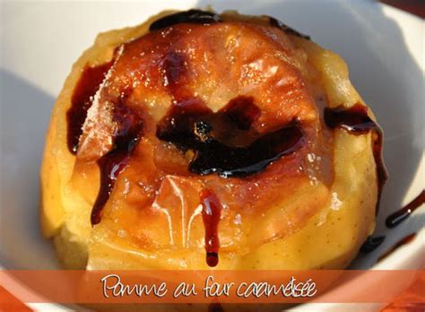 Pomme au four caramélisée recette facile
