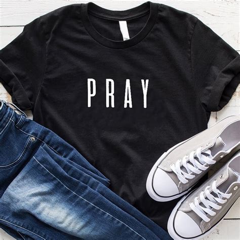 Pray Christian Women T Shirts Fashion Clothes Tshirt Easter T Shirt