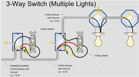 3 Way Light Switch Circuit Diagram