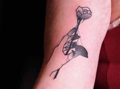 Rose Tattoo By Sewp At Black Widow Tattoo In Toronto Rose Tattoos