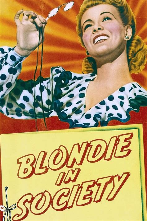 Blondie In Society Película 1941 Tráiler Resumen Reparto Y Dónde