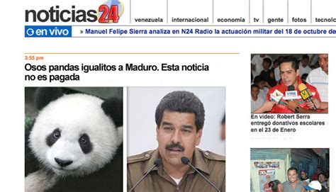 Click here to try our new meme generator! Noticias24: «Osos pandas igualitos a Maduro. Esta noticia ...