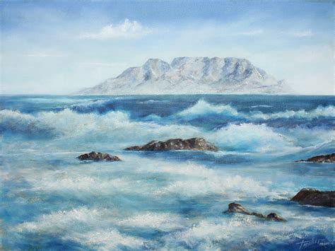 Sea And Waves Oil Painting Fine Arts Gallery Original Fine Art