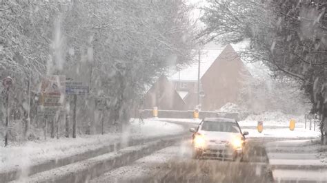 Snow Causes Travel Problems And More Could Be On The Way Itv News Anglia