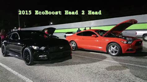 Ecoboost Head 2 Head Drag Race Youtube