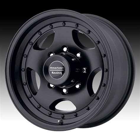 American Racing Ar23b Satin Black Custom Wheels Rims Ar23b Ar