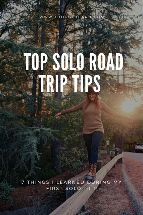 7 Things I Learned During My First Solo Road Trip The Thought Card