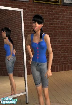 The Sims Resource Capris And Tee