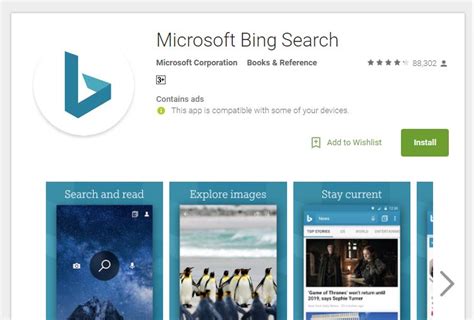 Microsoft Bing Search For Android Gets New Update Goandroid