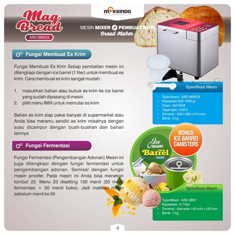 Hihihi masih seru2nya pake bread maker. Jual Pembuat Roti Bread Maker ARD-BM55X di Pekanbaru ...