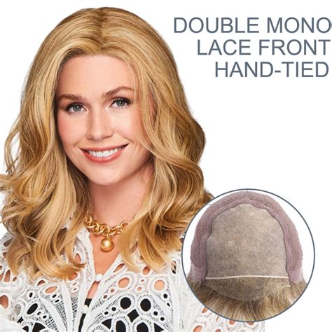 Double Monofilament Top Medical Wig For Hair Lossjewish Wig Medical