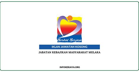 So please help us by uploading 1 new document or like us to download Jawatan Kosong Jabatan Kebajikan Masyarakat Melaka ...