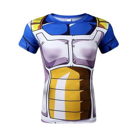 Dragon Ball Z Vegeta Armour T Shirts 3d Tees Anime Cool Store