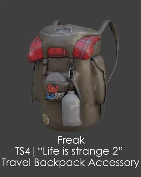 Travel Backpack In 2023 Travel Backpack Sims Sims Cc