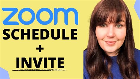 Schedule A Zoom Meeting And Send Zoom Meeting Invite Youtube