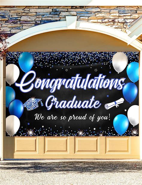 House Of Party Large Congratulations Graduate Banner