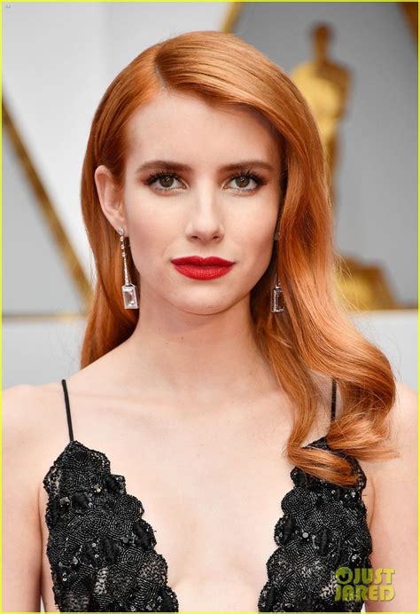 Emma Roberts Walks The Oscars 2017 Red Carpet In Vintage Armani Prive