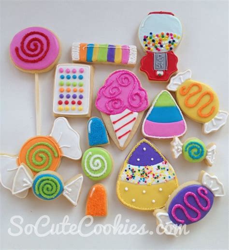Candyland Cookies For Abigail Candy Birthday Party Candy Party