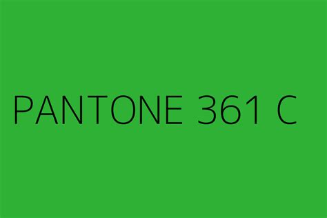 Pantone 361 C Color Hex Code