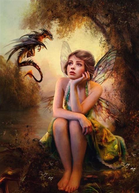 Fairy With Dragon Fairy Dragon Fairy Art Fantasy Fairy