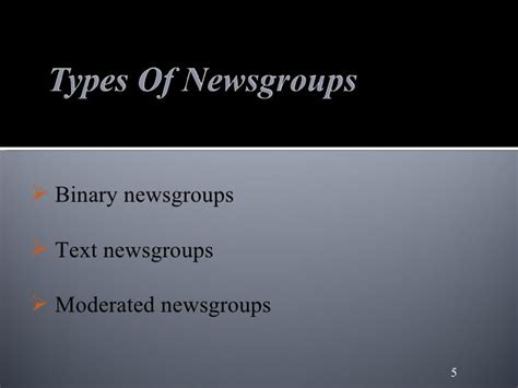 Newsgroups