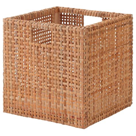 Haderittan Panier Ikea Eket Kallax Shelf Unit Wicker Baskets Storage