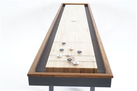Its Playtime With Sean Woolseys Outdoor Shuffleboard Table