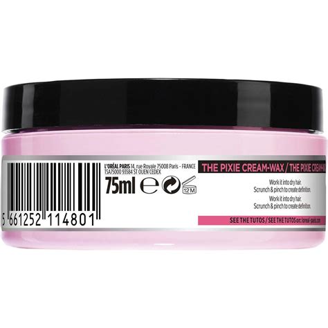 Hair coloring wax is temporary hair dye that washes out quickly with shampoo and water. L'Oreal Paris Stylista The Pixie Short Hair Styling Wax ...