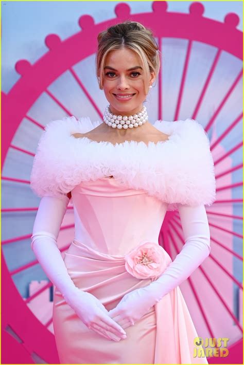 Margot Robbie Wows At Barbie London Premiere Dresses As Enchanted