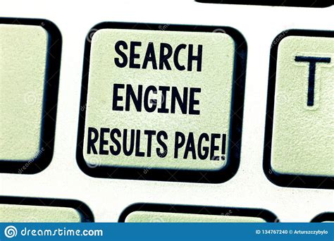 Text Sign Showing Search Engine Results Page Conceptual Photo Website