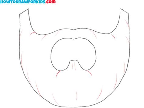 How To Draw A Beard Easy Drawing Tutorial For Kids