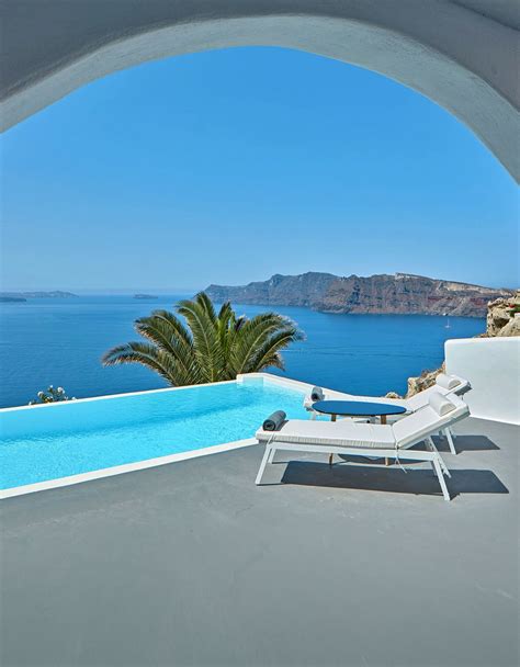 Katikies Santorini Greece • Luxury Hotel Review By Travelplusstyle In