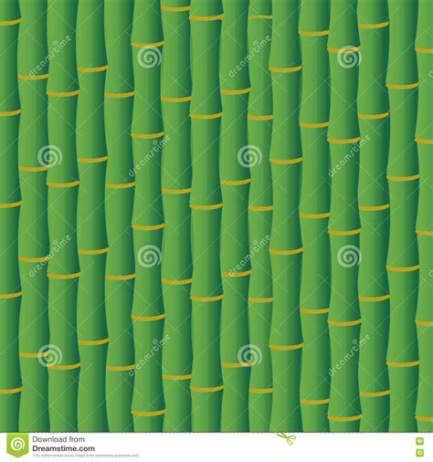 Fond Vert De Tiges En Bambou Illustration Stock Illustration Du