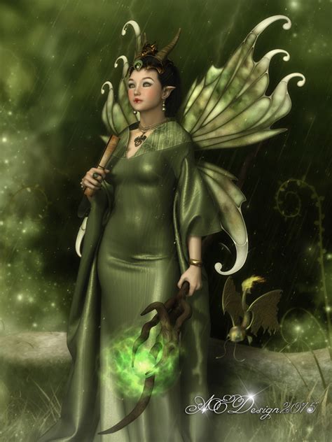 Jade Faery Queen By Aelarethelennar On Deviantart