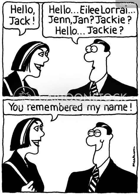 Remembering Names Cartoons And Comics Funny Pictures From Cartoonstock