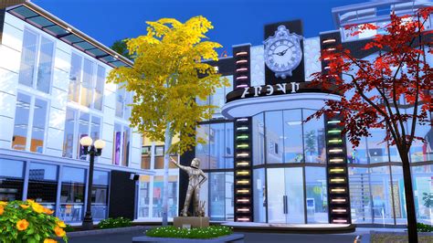 Sim House Design Workshop Sims 4 Rainbow High School 七彩中学