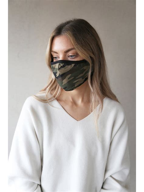 Breathe And Protect Organic Cotton Face Mask Adult Green