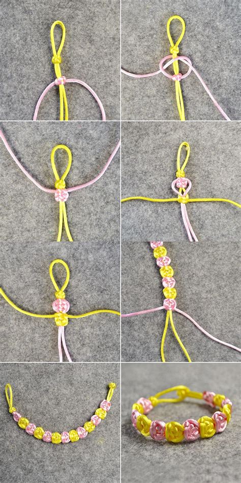 How To Make String Bracelet With Beads Christopher Myersas Coloring Pages