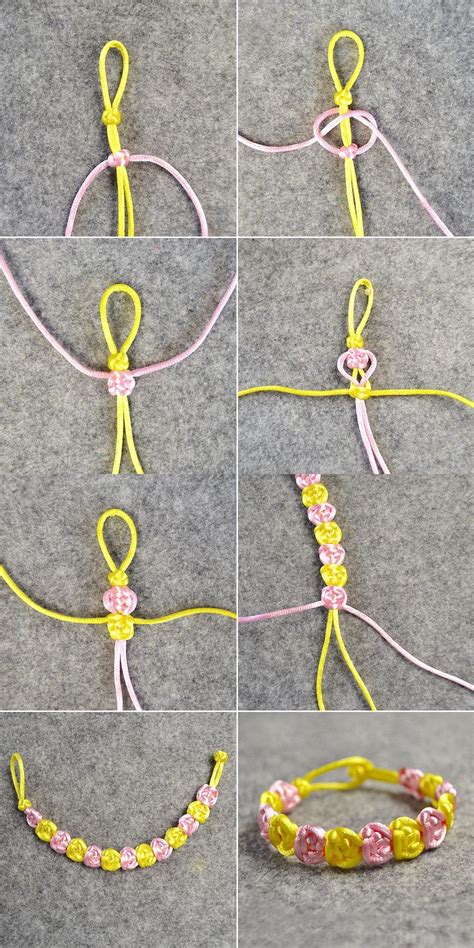 How To Make String Bracelet With Beads Christopher Myersas Coloring